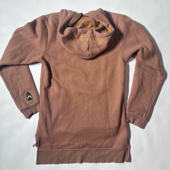 Tiger Shvrk New Wave Brown Hoodie - Picture 4 of 7